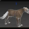 Ike mammoth badger animal 3d model
