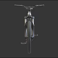 Shiny Modern Electric Bicycle With Metallic Finish Ergonomic Saddle And Wide Mountain Bike Tires