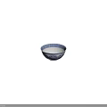 Blue and White Ceramic Bowl with Traditional Floral Patterns and Double Happiness Characters