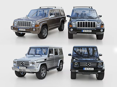 modern off-road vehicle 3d model