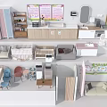 Baby Room Nursery Furniture With Crib Playpen Sofa Tables Chairs And Storage Cabinets