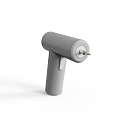 White Portable Handheld Electric Tool With Ergonomic Handle And Metal Tip