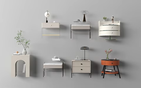Bedside table 3d model