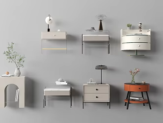Bedside table 3d model