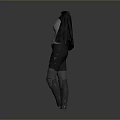 Modern Gray Cloak Jumpsuit With Slim Fit Design For Fashionable Daily Wear