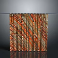 Colorful Abstract Swirl Pattern Shower Curtain For Home Bathroom Decor