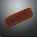 Red Wood Stone Material With Natural Textured Surface And Decorative Features 3d model