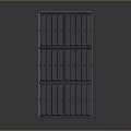 Standalone Storage Shed With White Walls Dark Roof And Corrugated Design Door