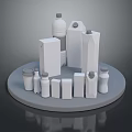 Assorted Daily Life Product Containers Including Bottles Cartons Jars And Boxes