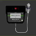 Sollevo Household Device Featuring Black Main Unit Display Screen And Handheld Tool