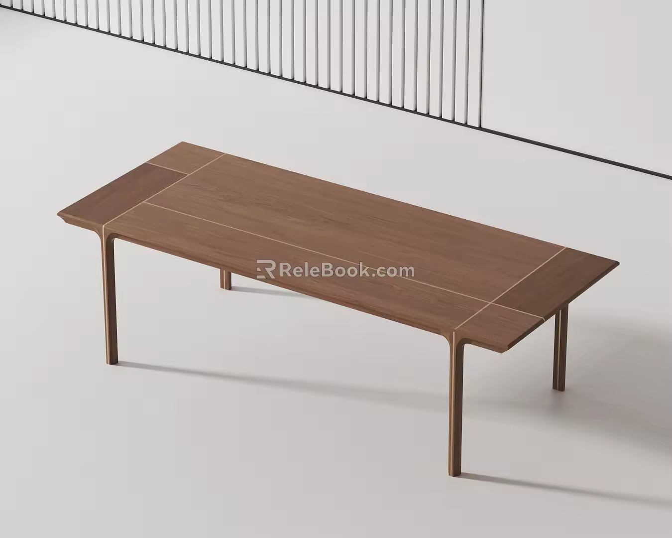 Modern Desk Dining Table 3d model