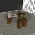 The ancient tea 3d model