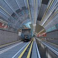 Subway Station High-speed Railway Station Railway Station Train Track Transport Vehicle Game Vehicle Transport 3d model