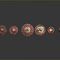 Red Decorative Candle Holders With Various Designs Spiral Base And Classic Styles For Home Decor