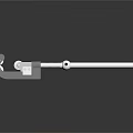 Durable Metal Equipment With Curved Hook Adjustable Rod And Long Shaft