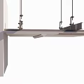 Modern ceiling plane ceiling modeling seam with gypsum line decoration process node 3d model