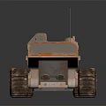 Mars Rover Design For Space Exploration With Large Wheels And Scientific Equipment