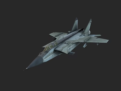 Modern Military Fighter Jet With Gray Aerodynamic Body Sharp Nose And Twin Tail 3d model