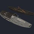 Chinese boat 3d model