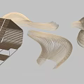 Lightweight Modern Woven Outdoor Chairs with Stylish Curved Streamlined Unique Design