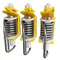 High Quality Automotive Parts with Yellow Housing Silver Coil Springs Top Bolts and Bottom Hooks