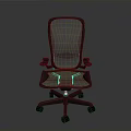 Modern Ergonomic Office Chair With Mesh Back Adjustable Armrests And Swivel Wheels