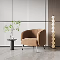 Modern single sofa 3d model