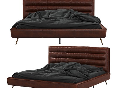 Nordic Simple Double Bed model