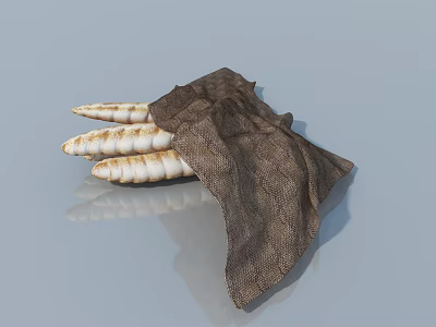 Boutique kitchen food 3d model