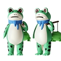 Modern Toys Sell Cubs Frog Hand Toys 3d model