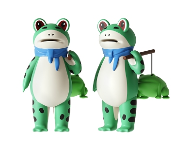 Modern Toys Sell Cubs Frog Hand Toys 3d model