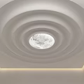 Quiet Wind Ceiling Round Ceiling Ripple Ceiling Ripe Ceiling Moon Lamp 3d model