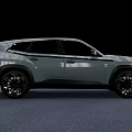 Sleek Modern Silver SUV With Unique Front Grille And Black Alloy Wheels
