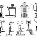 Fitness Sports Equipment Including Treadmills Exercise Bikes Elliptical and Strength Machines