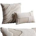 Decorative Cushions With Textured Patterns In Neutral Tones
