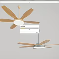 Modern Ceiling Fans with Wooden Blades LED Lights and Metal Base Design