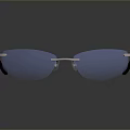 Modern Fashion Sunglasses With Metal Frame And Dark Lenses For Stylish Look