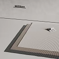 Carpet Fabric Carpet Simple Carpet milliken 3d model