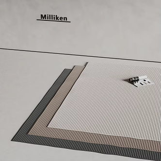 Carpet Fabric Carpet Simple Carpet milliken 3d model