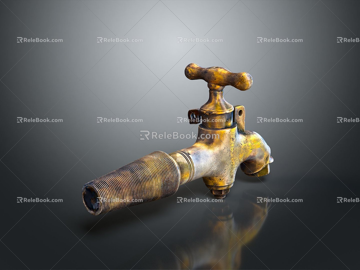 Faucet Traditional Faucet Old Faucet Shower Head Shower Equipment 3d model