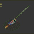 Sniper rifle sight sniper rifle sci-fi sniper rifle semi-automatic rifle combat rifle 3d model