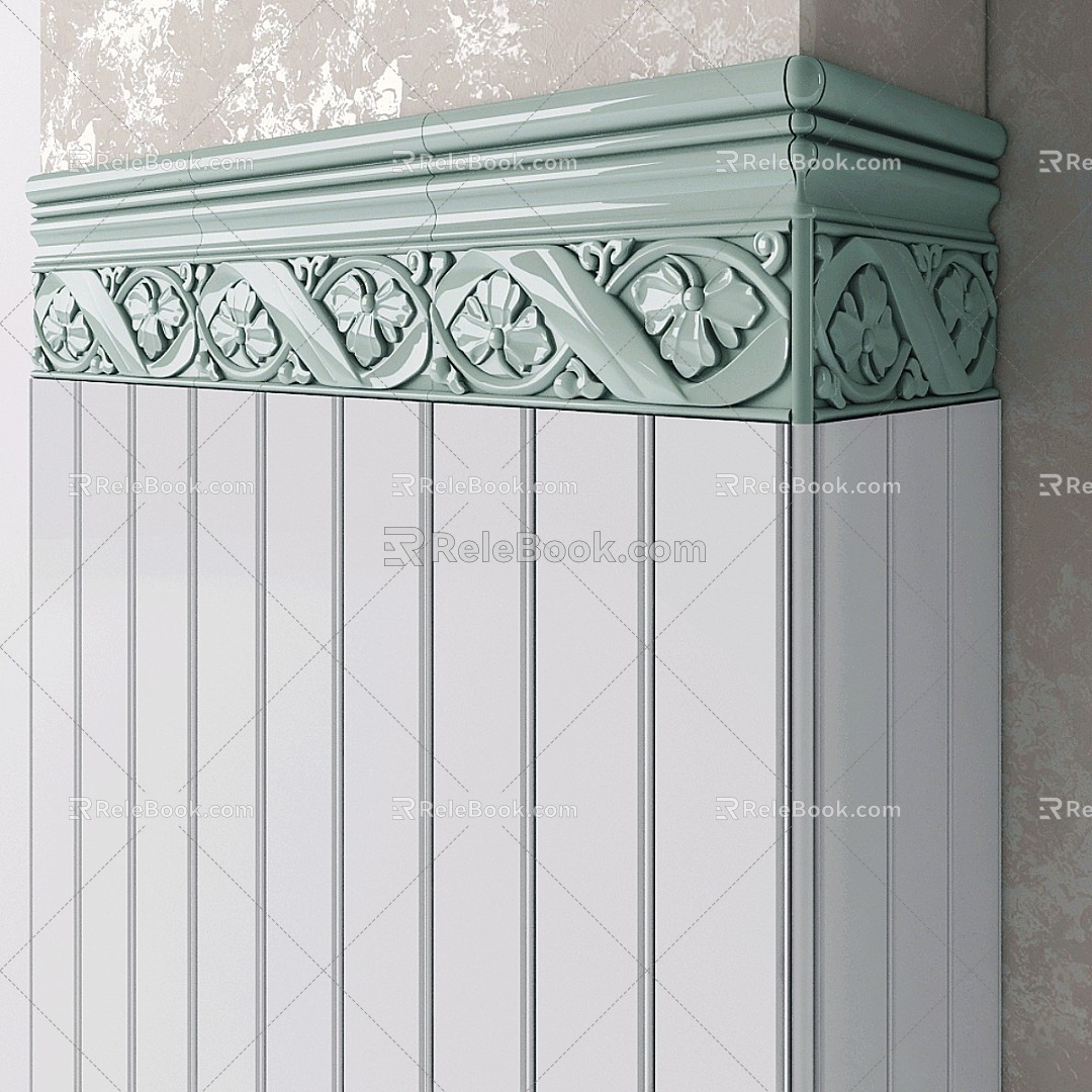 Ceramiche Grazia's wainscoting 3d model