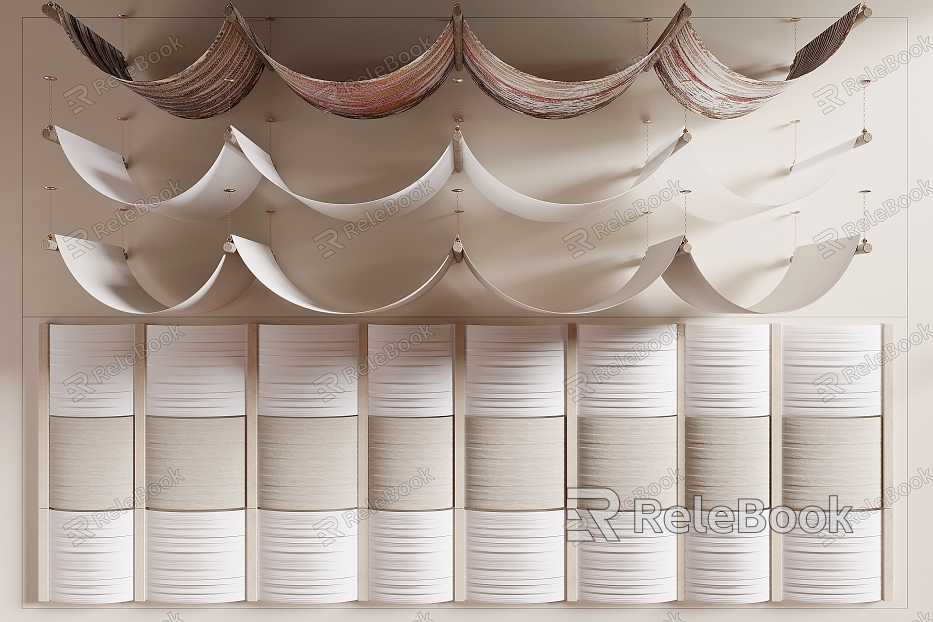 drapery ceiling gauze ceiling model