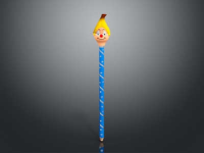 Modern pencil color pencil toy pencil color pencil painting brush 3d model