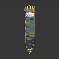 Modern Container Ship With Colorful Cargo Containers And Blue Hull For Maritime Transport