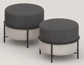 Sofa stool 3d model