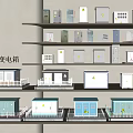 Distribution box distribution station substation transformer distribution cabinet 3d model