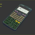 Modern Calculator Electronic Calculator Casio Calculator 3d model