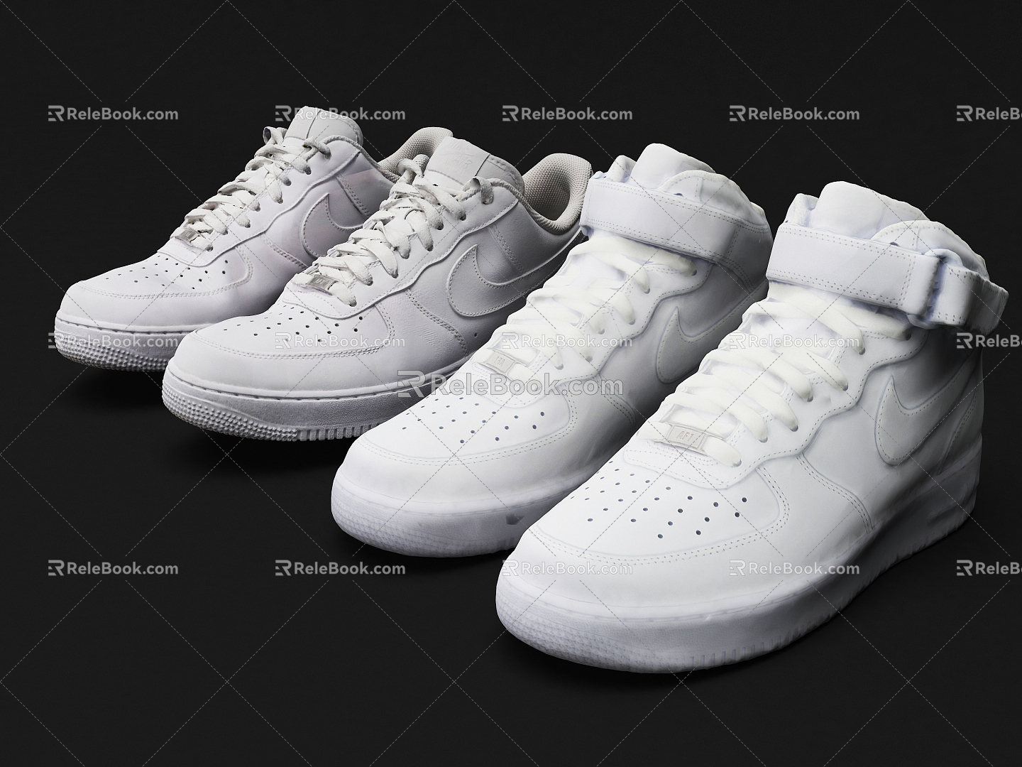 Modern sneaker Nike sneaker 3d model