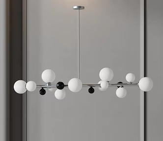 Modern chandelier 3d model